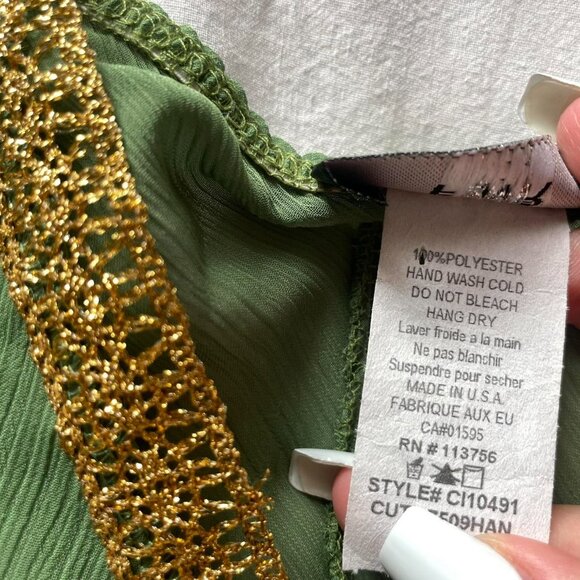 Green Vintage Sleeveless Top - Picture 7 of 7